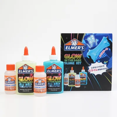 Elmer's Grow the Dark Slime Kit: Official Educational Toy