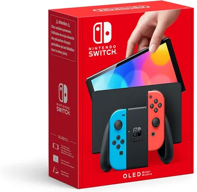 Nintendo Switch OLED, Neon Blue/Red, Int Version - Best Deal