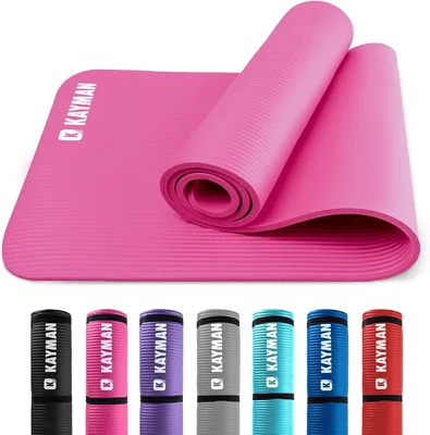 KAYMAN Yoga Mat Extra Thick Foam