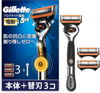 ジレット 電気カミソリ用 交換刃 3個入 スキンケア プログライド 【Amazon.co.jp限定】
