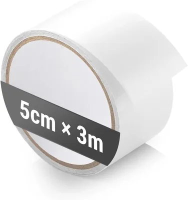ecooe Herstelband, 5 cm x 3 m, Professionele Tentband, Waterdicht, Transparant, voor Herstel van Luifels en Tenten