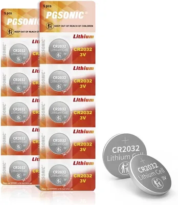 PGSONIC CR2032 3V Lithium Batteries (10pcs) - Best Deal