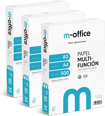 Papier pour imprimante M-Office 1500 feuilles A4 80 g 210 x 297 mm - Meilleures affaires