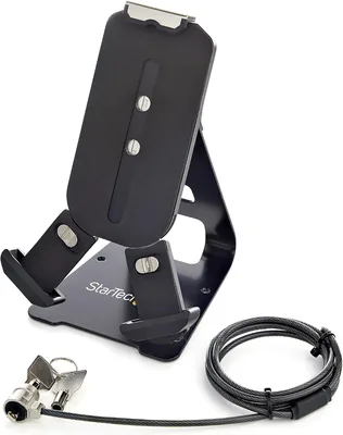 Tablet Locking Holder - Adjustable Mount for Tablets