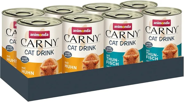 Animonda Carny Drink Cat Snack Drink Mix (8 x 140 ml)