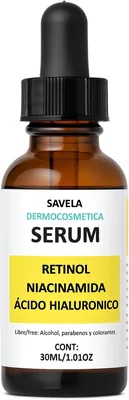 Suero Facial Retinol, Niacinamida y Ácido Hialuronico 30ml - Mejor Oferta