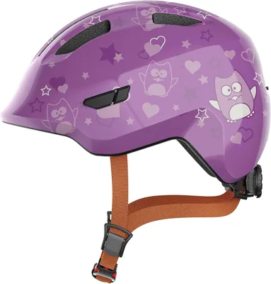 ABUS Smiley 3.0 Kinderhelm - Fietshelm met Lage Passform, Kindvriendelijk Ontwerp & Ruimte voor Pigtail - Voor Meisjes en Jongens