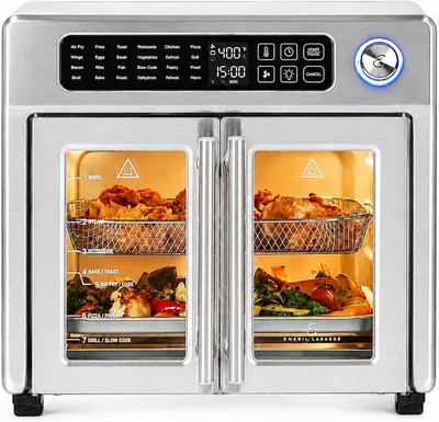 Emeril Lagasse 26QT French Door Air Fryer Toaster Oven Best Deal