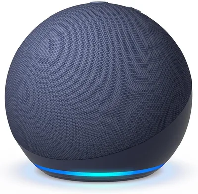 Echo Dot (Newest gen) | Big vibrant sound Wi-Fi and Bluetooth smart speaker with Alexa | Deep Sea Blue (4-pack)