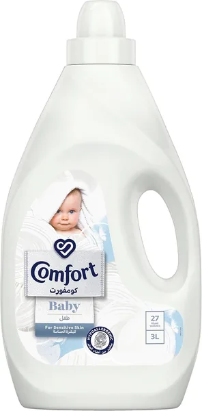 Comfort Fabric Softener, Baby, 3L, Dermatologically Tested, For Sensitive Skin