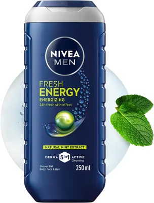 Nivea Men Energy Męski Żel pod prysznic 5w1 250 ml - Najlepsza cena