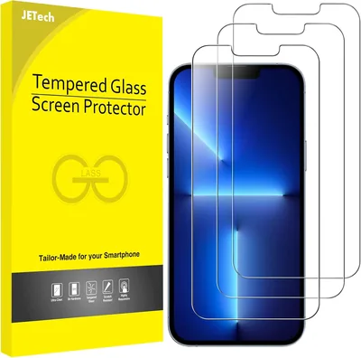 JETech 14% Off: Skärmdött för iPhone 13 Pro Max 6.7-inch, Temperat glasfilm, Packa av 3