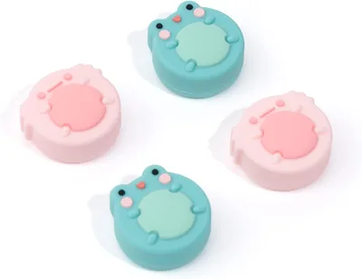 GeekShare Cute Animal Thumb Grip Caps for Nintendo Switch, Soft Silicone Joystick Cover, Best Deal
