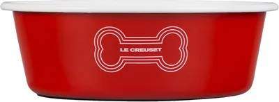Le Creuset Enamel on Steel Dog Bowl, 6 Cups, Red - 53% Off