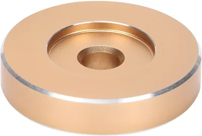 45 RPM Turntable Adapter - All Aluminum Record Dome Adapter (Golden)