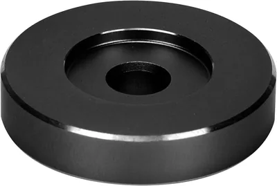 45 RPM Turntable Adapter - All Aluminum Record Dome Adapter (Black)