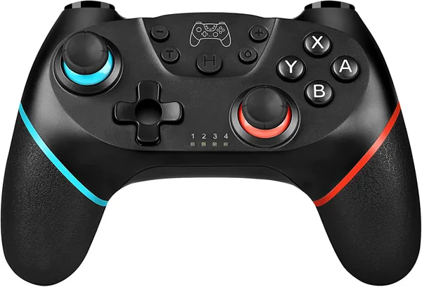 2024 New Version Switch Controller Wireless Pro Controller Switch Lite Remote Controller Gamepad Joystick Turbo and Dual Vibration Black