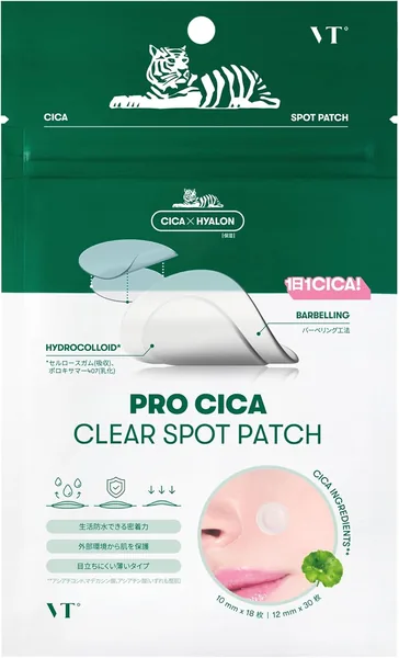 VTCOSMETICS VT Spot Patches, 3 Types, Sensitive Skin