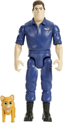 Mattel Lightyear Toys Buzz Lightyear Action Figure, 12 Joints, Robot Cat Sox, Movie Col. Best Deal