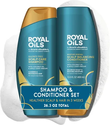 Head & Shoulders Royal Oils Shampoo & Conditioner Set - Anti-Dandruff Scalp Care, 12.8 oz. Best Deal