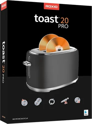 Roxio Toast 20 Pro | Grabador de CD, DVD y Blu-ray para Mac | Suite de software de gestión de medios digitales y creatividad