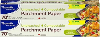 Reynolds Unbleached Parchment Paper 70ft x 12in (2-Pack)