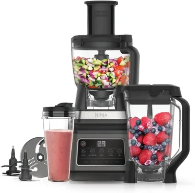 Ninja 3-IN-1 Food Processor Black/Grey - Save 10%