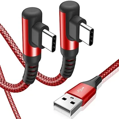 USB C Cable 90 Degree 3M 2-Pack Right Angle Fast Charge