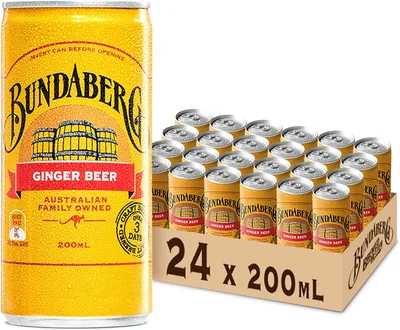 Bundaberg Ginger Beer Mini Cans 24 Pack