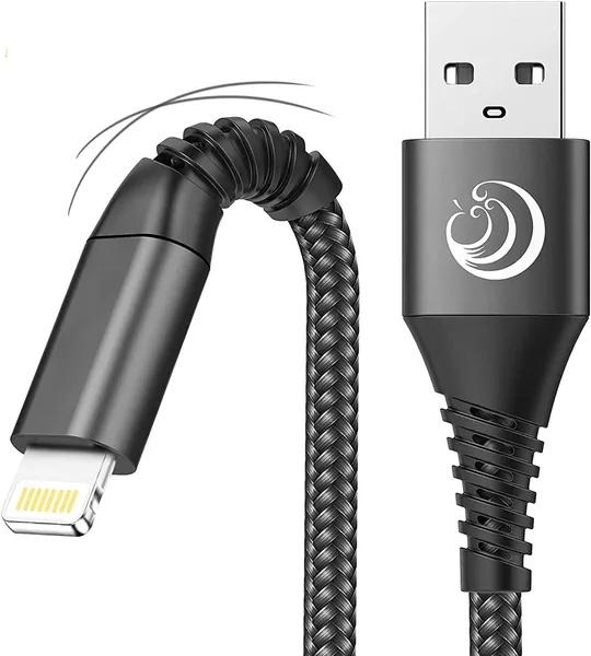 iPhone Charging Cable, Lightning Cable [2 Pack 2 M + 1 M] iPhone Fast Charging Cable MFi Certified iPhone Cable Nylon Fast USB Charging Cable for iPhone 14 Pro 13 Pro Max 12 11 XS