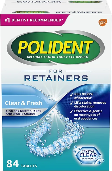 Polident Retainers Cleansing Tabs 84ct