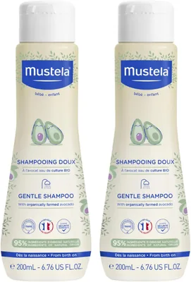 Mustela Baby Shampoo Avocado - Tear-Free & Biodegradable 40% Off