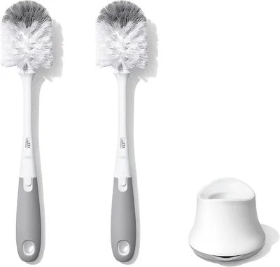 OXO Tot Bottle Brush Set, Gray, 2 Count (Pack of 1) - 20% Off
