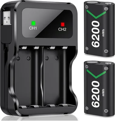 HEYLICOOL Xbox Controller Battery Packs (2x)