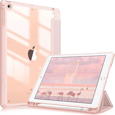 Fintie Hybrid Case with Pencil Holder for iPad 6/5/Air 2/9.7" - Best Deal