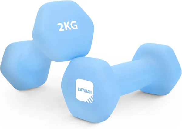 KAYMAN Neoprene Dumbbells Pair