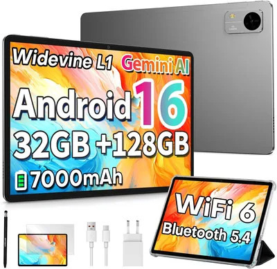 Tablette TECLAST M50T 16 pouces Android, Stylet inclus, 32 Go RAM, 128 Go ROM (extension TF jusqu'à 4 To), 7000 mAh - 13% de réduction