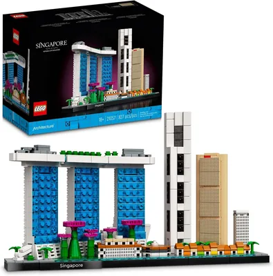 LEGO Architecture Singapore 21057 Building Kit - 827 Pieces