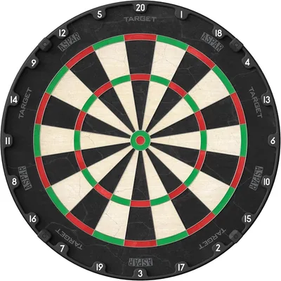Target Darts Aspar Tarcza do Darta Steel Tip | Samoregenerujący sizal, obrotowy pierścień numerów i cienki drut | Rozmiar tur