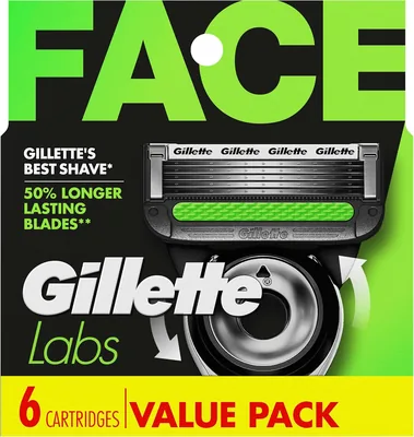 GilletteLabs Razor Blade Refills, 6 count - Save 33% Off