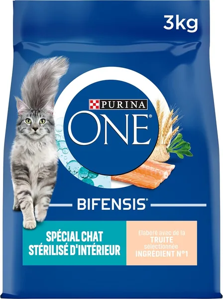 PURINA ONE® Special Indoor Sterilized Kat, Troll och Full Grain - 3 kg - Kibble för vuxna katter Best Deal