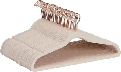 Pannelli portabiti Amazon Basic 50 pezzi con superficie in velluto antiscivolo - Rosa Pesca/Oro