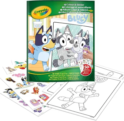 Crayola Malalbum och stickor, 32 sidor och 4 stickor inkludera, Blåtema, 04-2664G Best Price