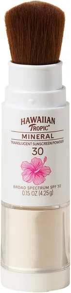 Hawaiian Tropic Mineral Powder Sunscreen Brush SPF 30