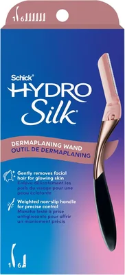 Schick Hydro Silk Dermaplaning Wand, 6 Blades