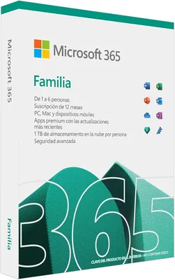 Microsoft 365 Familia 2021 | Suscripción anual para 6 personas | Para PCs, Macs, tabletas (iPad, Android, Windows) - Mejor Oferta