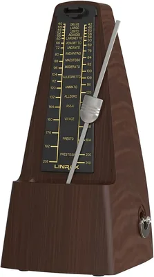 Linrax M2 Metrónomo Mecánico 29% Off - Para Piano Guitarra Bajo Ukelele Batería Drum Violín y Más