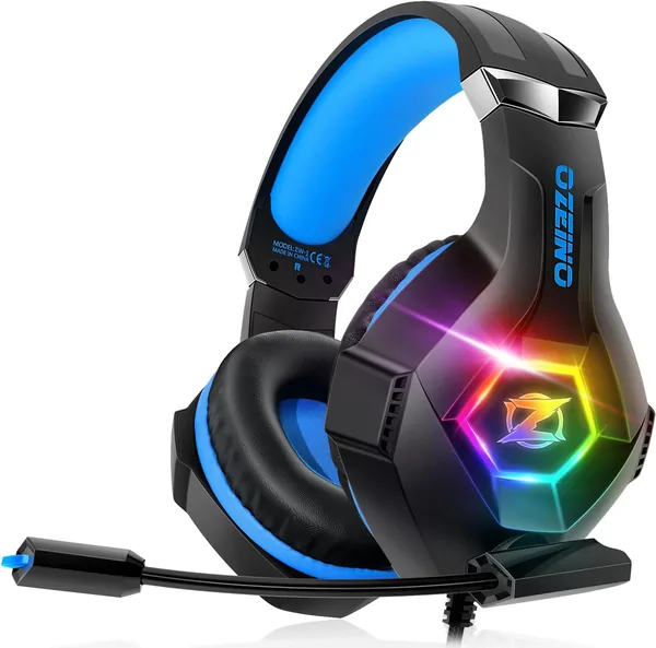 Ozeino Gaming Headset for Ps5 Ps4 PC