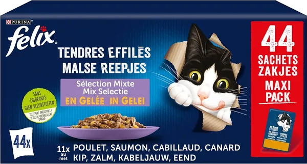 Jelly Tenders Félix - Sélection Mélangée, 44x85g - 26% de réduction