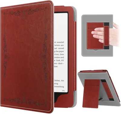 حالة MoKo للقراءة الإلكترونية Kindle Paperwhite 7 بوصة/6.8 بوصة (الأجيال 12/11 - 2024/2021) و Kindle Colorsoft Signature Edition، غطاء PU رفيع